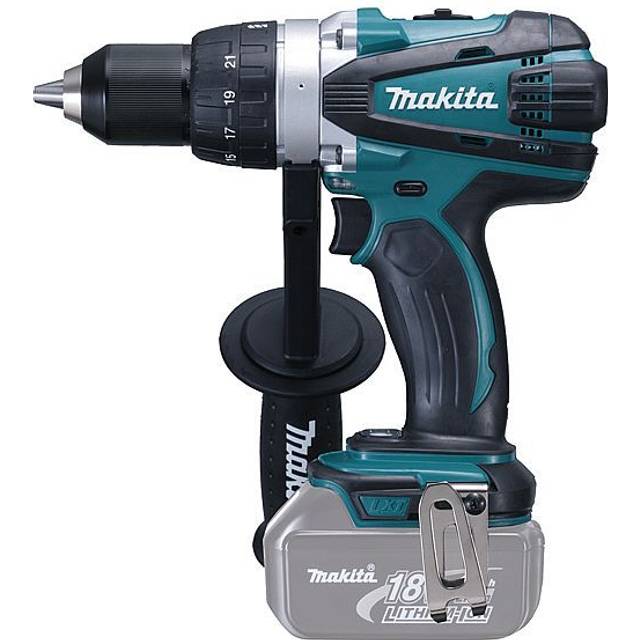 Makita DDF458Z 18 V Li-Ion borr drivrutin - batterier och laddare ingår inte liten, blå