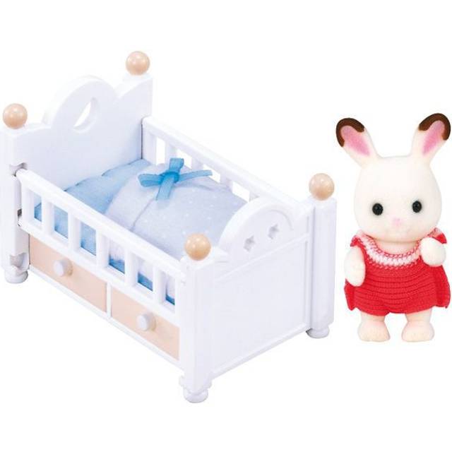 Sylvanian Families Sæt til Baby Chokoladekanin (babyseng)