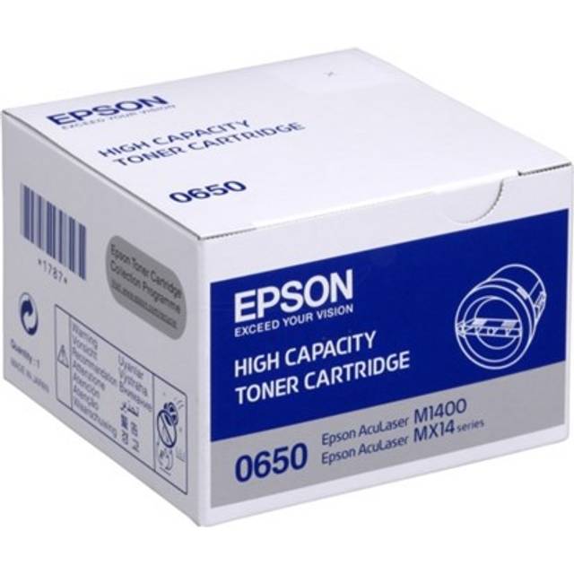 Epson C13S050651 Original Epson High Capacity Return Program C13S050651 Black Toner Cartridge, 2.2K Page Yield