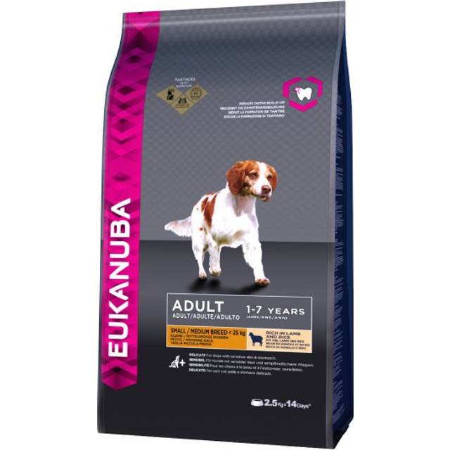 Eukanuba Adult Lamm & Ris Torrfoder Små-Medium Raser 2.5kg (2.5 kg)