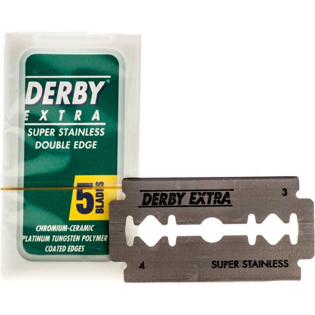 Derby Dubbelrakblad 5-pack