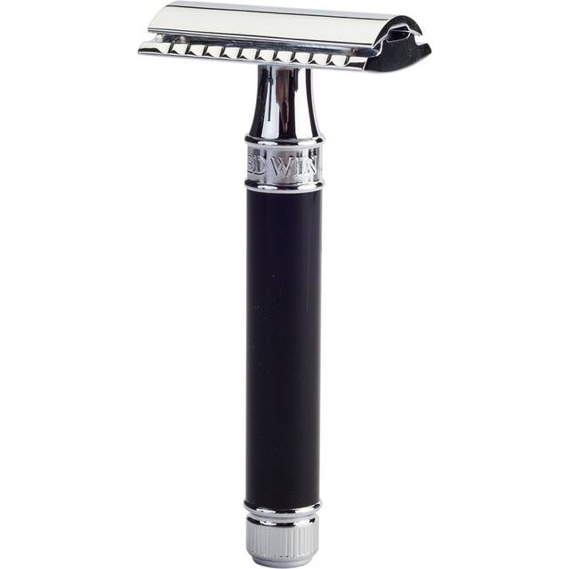 Edwin Jagger DE Safety Razor - Ebenholtsimitation och Krom