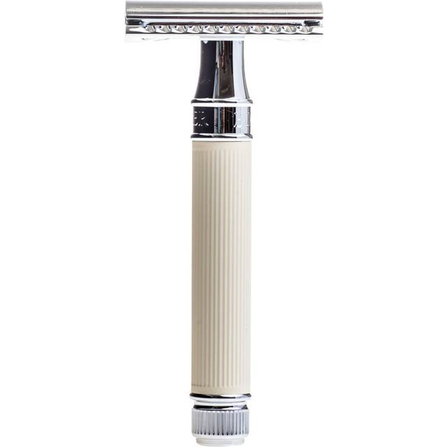 Edwin Jagger Rubber Coated (Ivory) DE Razor