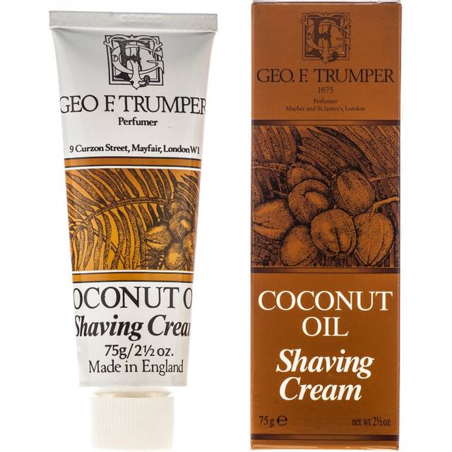 Geo F Trumper Soft Shaving Cream 75g Tube - COCONUT OIL