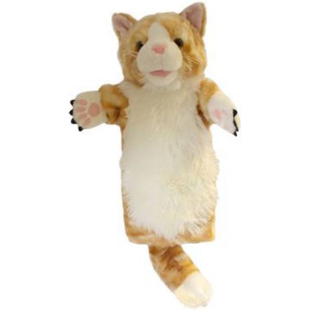 Long-Sleeved Glove Puppets - Cat (Ginger) - Multi - One Size