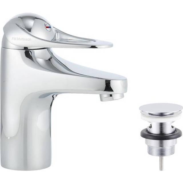 FM Mattsson 9000E 80635000 Tvättställsblandare med push down-ventil