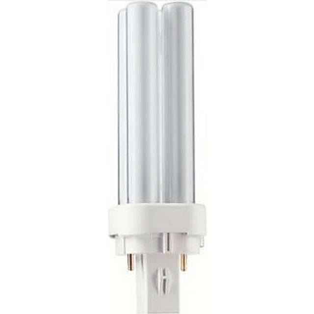 Philips master pl-c 2p compact fluorescent lamp 18w/830 warm white g24-2