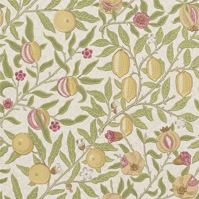 Morris & Co Fruit Limestone/Artichoke tapet
