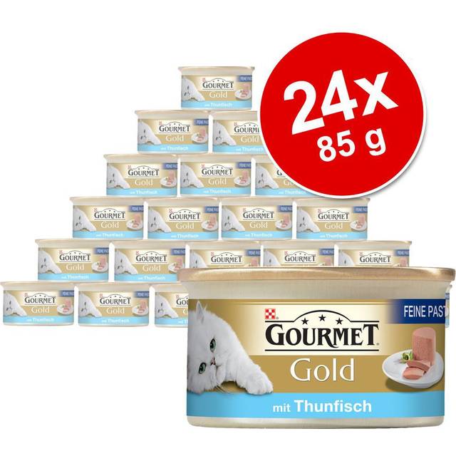Gourmet Gold Fine Paté 12 x 85 g - Sej & morötter