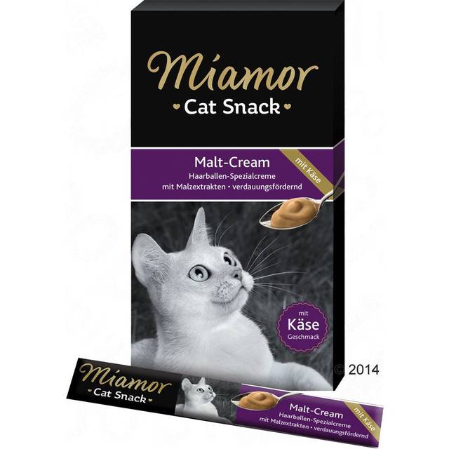 Miamor Cat Snack Malt Cream & Cheese - 6 x 15 g
