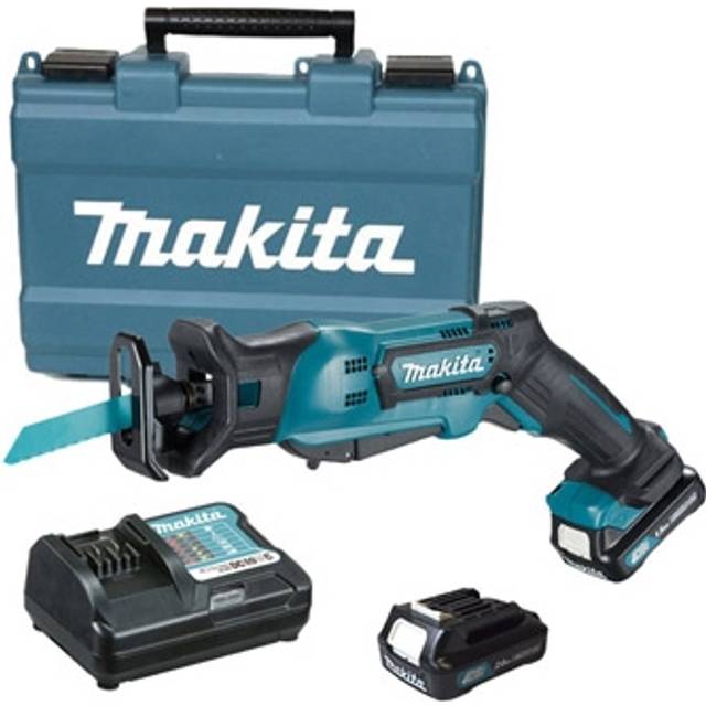 Makita JR103D 12v Max CXT Cordless Reciprocating Saw 2 x 2ah Li-ion Battery Charger Case