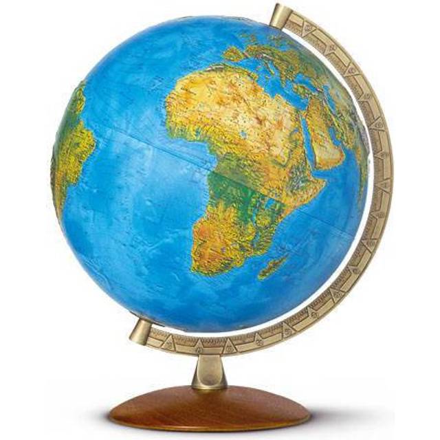 Nova Rico 30cm Primus Illuminated Relief Globe, Blue