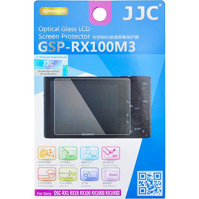 Jjc tempered glass screen protector fr sony rx1 ii rx100 vii vi v iv rx100 m7 m6