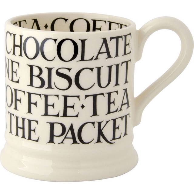 Emma Bridgewater Black Toast All Over Writing, Size 300ml