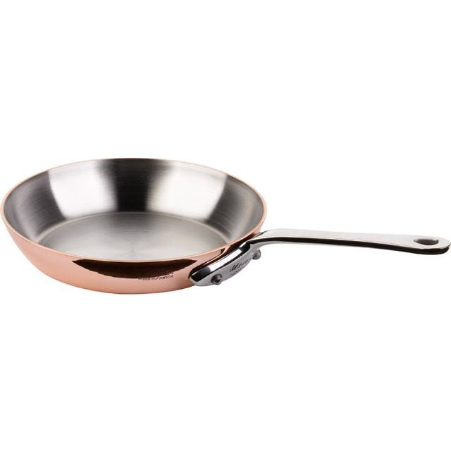 Mauviel - Mini Saucepan Copper/Steel - 12 cm - Stekpannor - Silver,Koppar