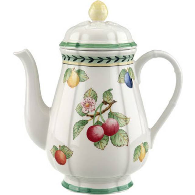 Villeroy & Boch - French Garden Fleurence Kaffekanna 6 Personer 1,25 L - Vit