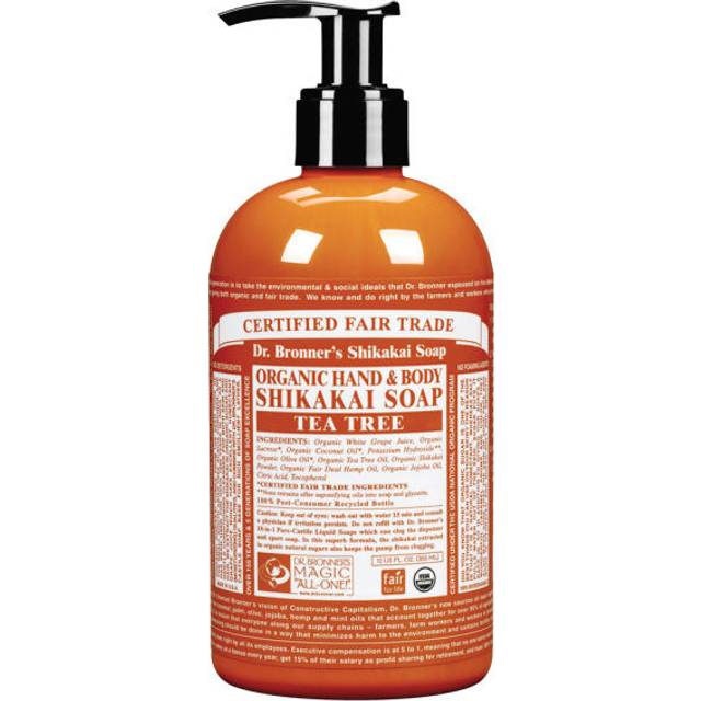 Dr. Bronner's Organic 4-in-1 Pump Soap Sugar Tea Tree 12 fl oz