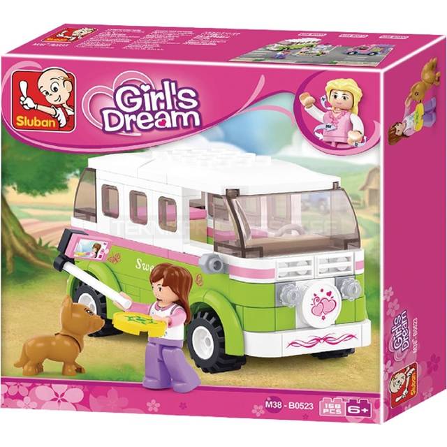 Touring Wagon - Bricks Set Sluban Building Camper Construction Slubanm38b0523 -  bricks set sluban building camper construction slubanm38b0523