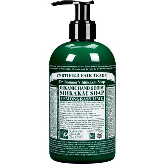 Dr. Bronner's Organic 4-in-1 Pump Soap Sugar Lemongrass Lime 12 fl oz