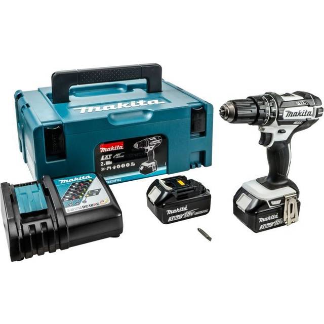 Makita DHP482RFWJ 18v Combi Drill LXT with 2x 3.0ah Batteries