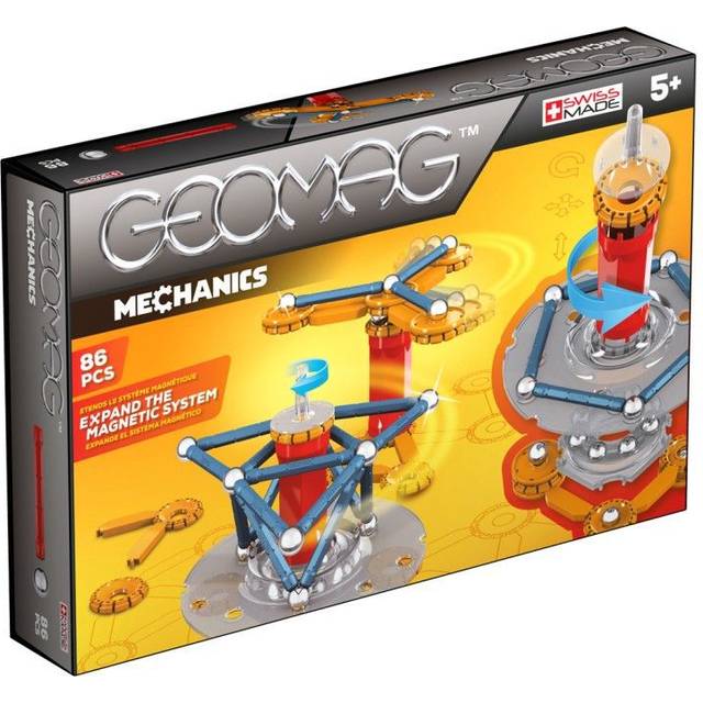 "Geomag ""Mechanics"" Magnetic Construction Set (86-Piece, Multi-Color)"