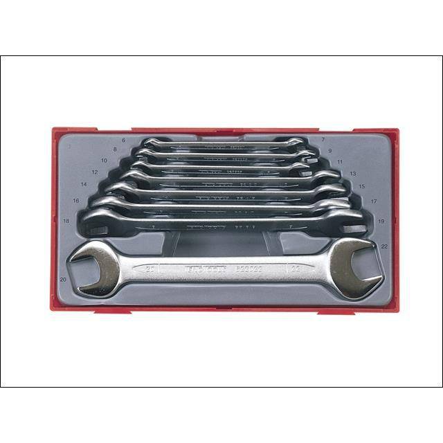 Teng Tools Teng TT6208 8 Piece 6 - 22mm Open Ended Spanner Set