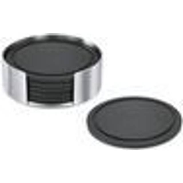 Zack Vetro Coaster Set - Brushed Stainless Steel