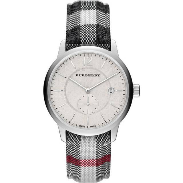 NEW Burberry Silver Stainless Steel Men's Watch BU10002 UK SELLER WARRANTY