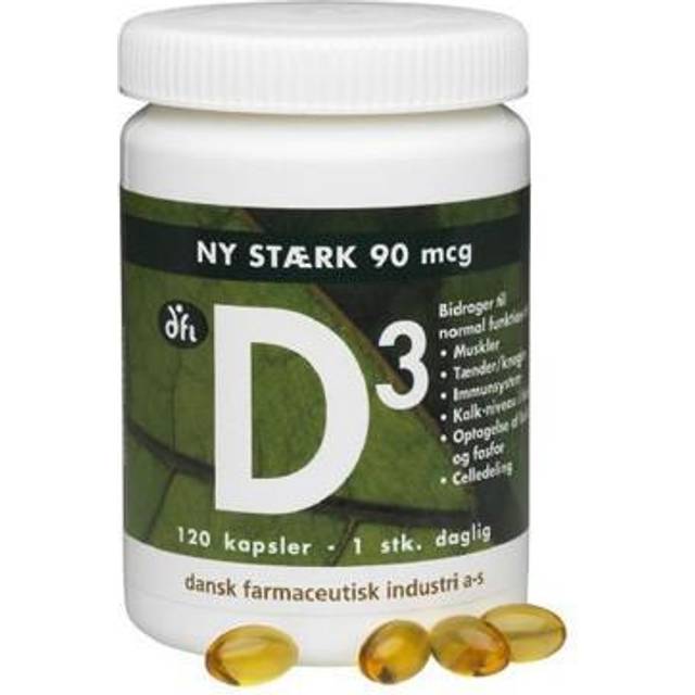 Vitamin D3 90 mcg - 120 kapslar