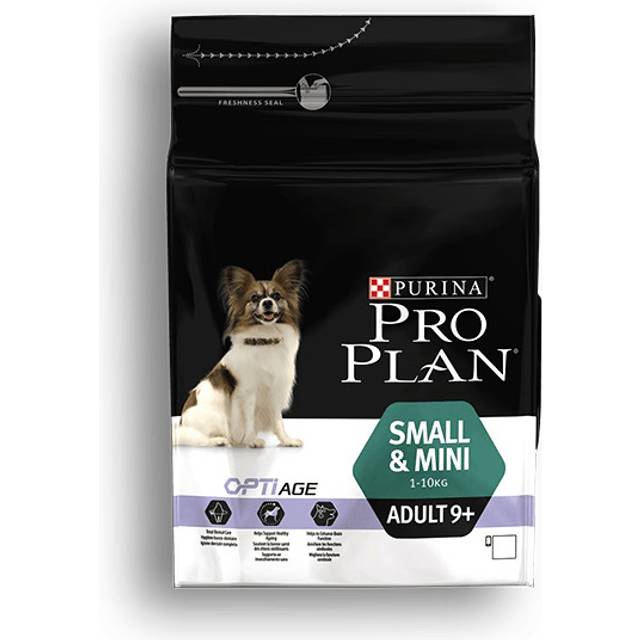 Purina Pro Plan Small & Mini Adult Dog 9+ Rikt på kyckling 7 kg - Multi