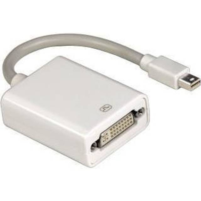 Hama MiniDP/DVI Adapter Mini DP M DVI FM White cable interface/gender adapter