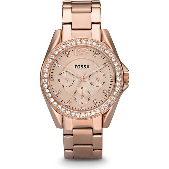 Fossil  Ladies&apos; Rose Gold Plated Riley Watch
