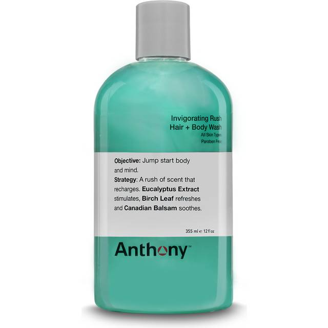 Anthony Invigorating Rush Hair + Body Wash 355ml