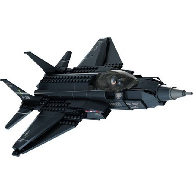 Stealth Multirole Fighter - Sluban Jet Building Bricks Set Slubanm38b0510 -  sluban fighter jet building bricks set slubanm38b0510 stealth multirole