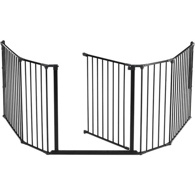 BabyDan XL Fire Surround Configure Gate, Black