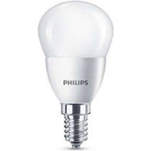 Philips led e14 small edison screw mini globe light bulb, 5.w (40 w) - warm whi