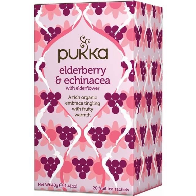Pukka Fruktte Elderberry & Echinacea 20-pack