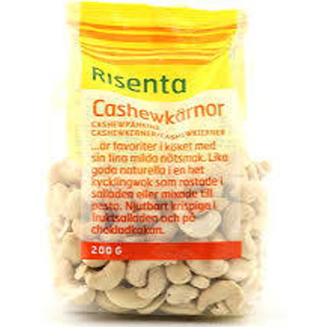 Risenta Cashewkärnor Hela 200 g