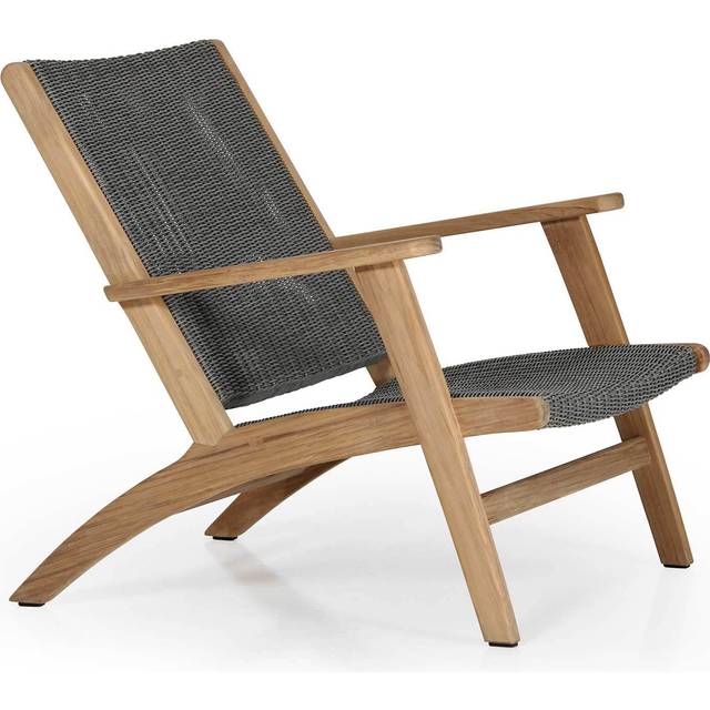 Relaxfåtölj teak / grå