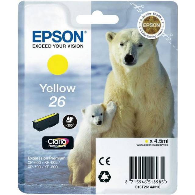 Epson 26 Bläckpatron Gul