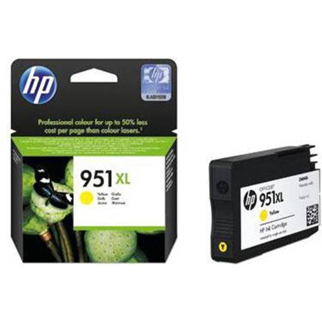 HP 951XL original ink cartridge yellow high capacity 1.500 pages 1-pack Blister multi tag Officejet