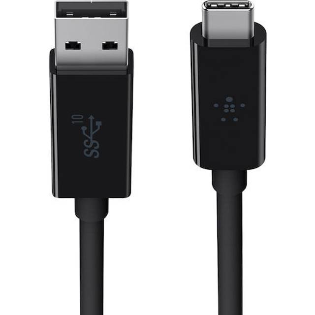 Belkin USB 3.1 kabel USB C - A  1m Svart