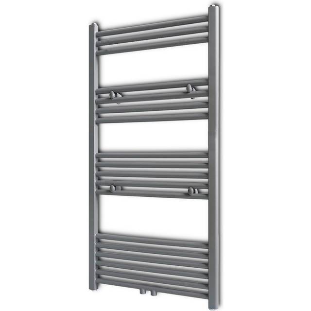 Handdukstork centralvärme element rak 600 x 1160 mm grå