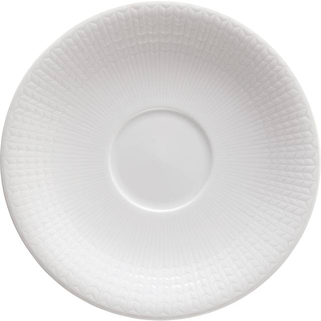 Rörstrand Swedish Grace tefat Ø18 cm Snö (vit)