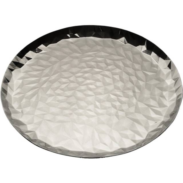 Alessi Joy N.3 rund bricka SILVER