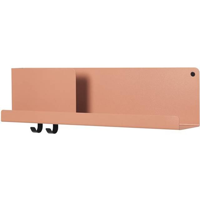 Muuto Folded hylla 63x16,5 cm Burnt orange - Orange