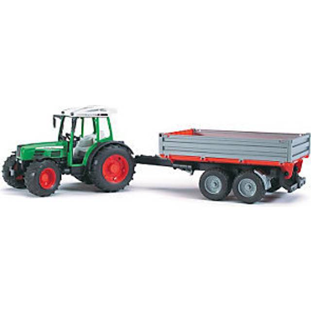 Bruder Fendt 209 S med Frontlastare och Tippsläp
