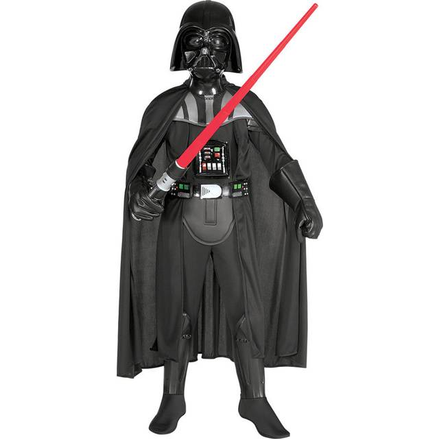 Deluxe Darth Vader Costume L - Star Wars - Black - 7-8yrs