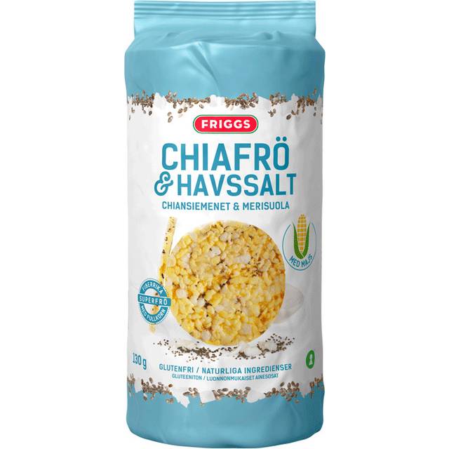 Majskakor Chiafrön & Havssalt 130 g