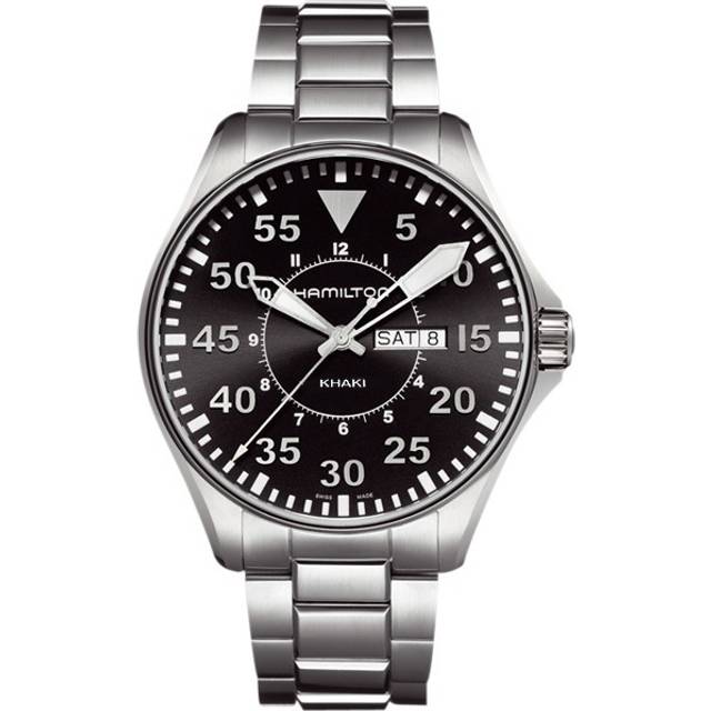 Hamilton Watch Khaki Aviation Pilot Quartz D - Black